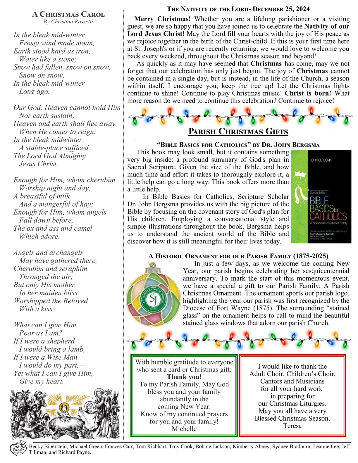 Dec 25, 2024 - Bulletin - Page 2