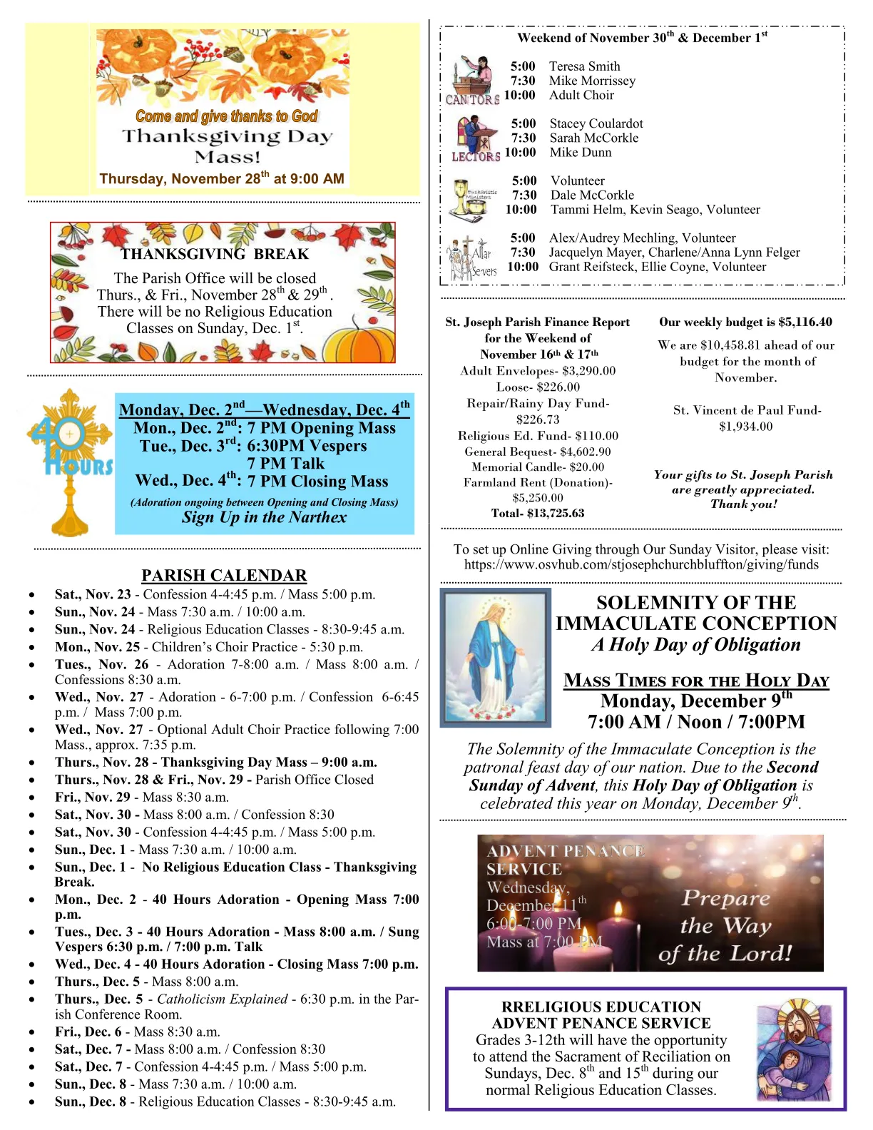 Nov 24, 2024 - Bulletin - Page 3