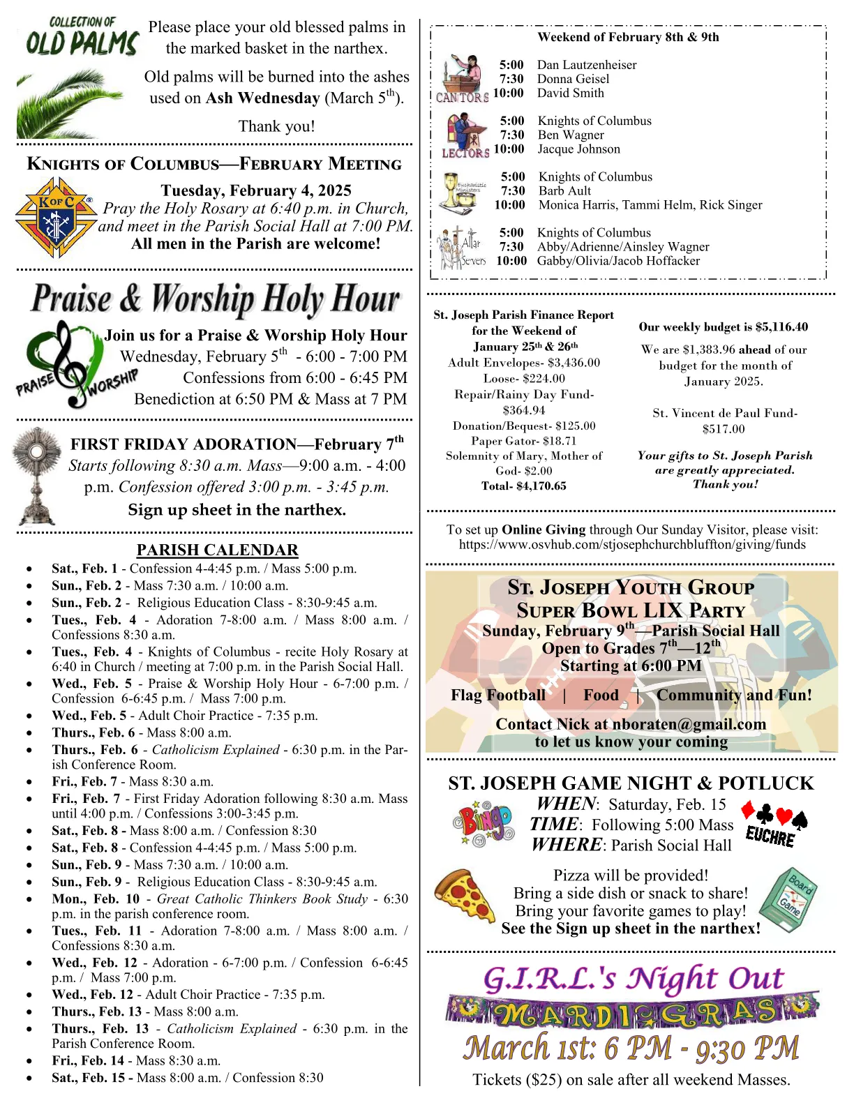 Feb 02, 2025 - Bulletin - Page 3