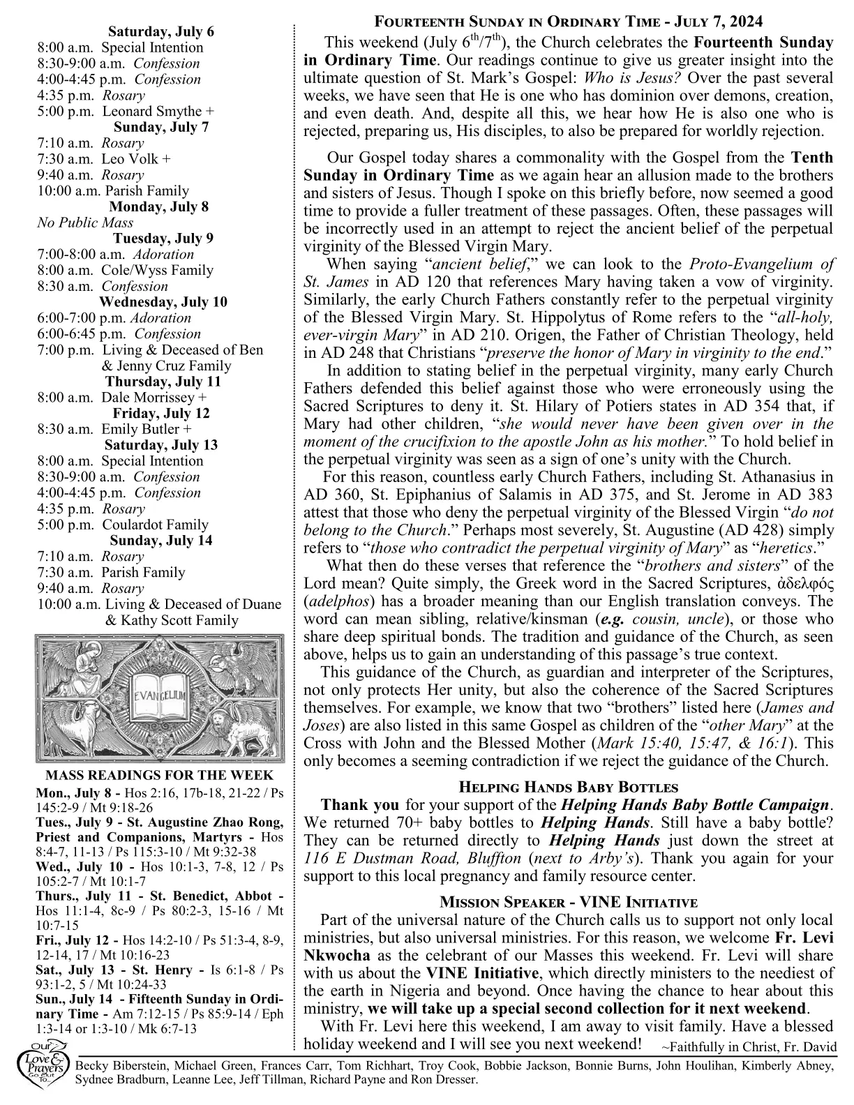 Jul 07, 2024 - Bulletin - Page 2