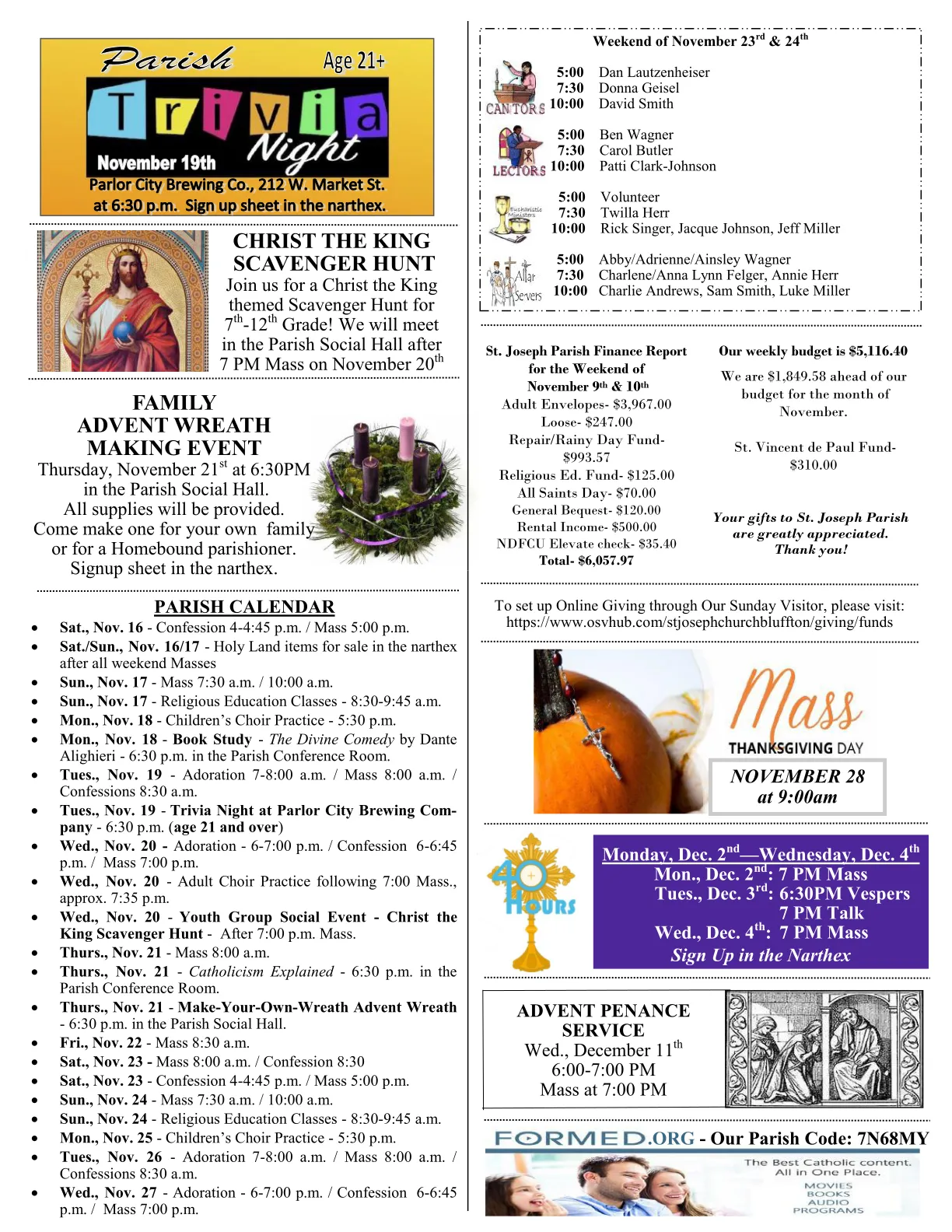 Nov 17, 2024 - Bulletin - Page 3