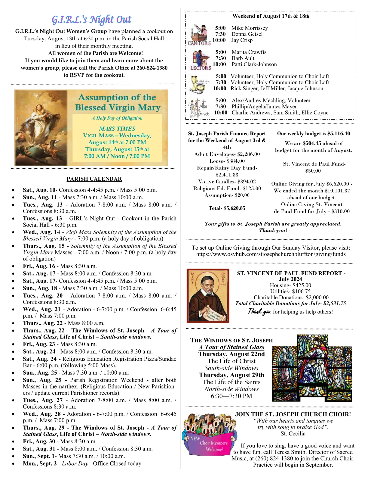 Aug 11, 2024 - Bulletin - Page 3