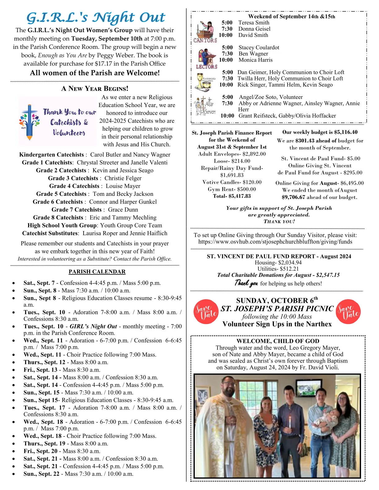 Sep 08, 2024 - Bulletin - Page 3